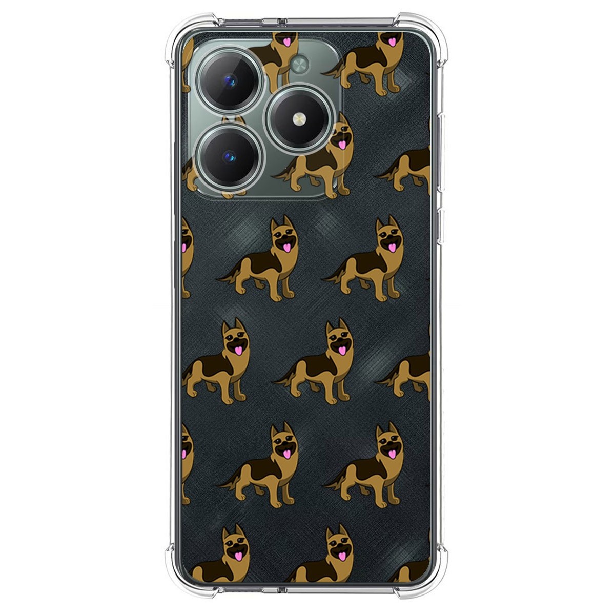 Funda Silicona Antigolpes para Realme C61 / C63 4G diseño Perros 09 Dibujos