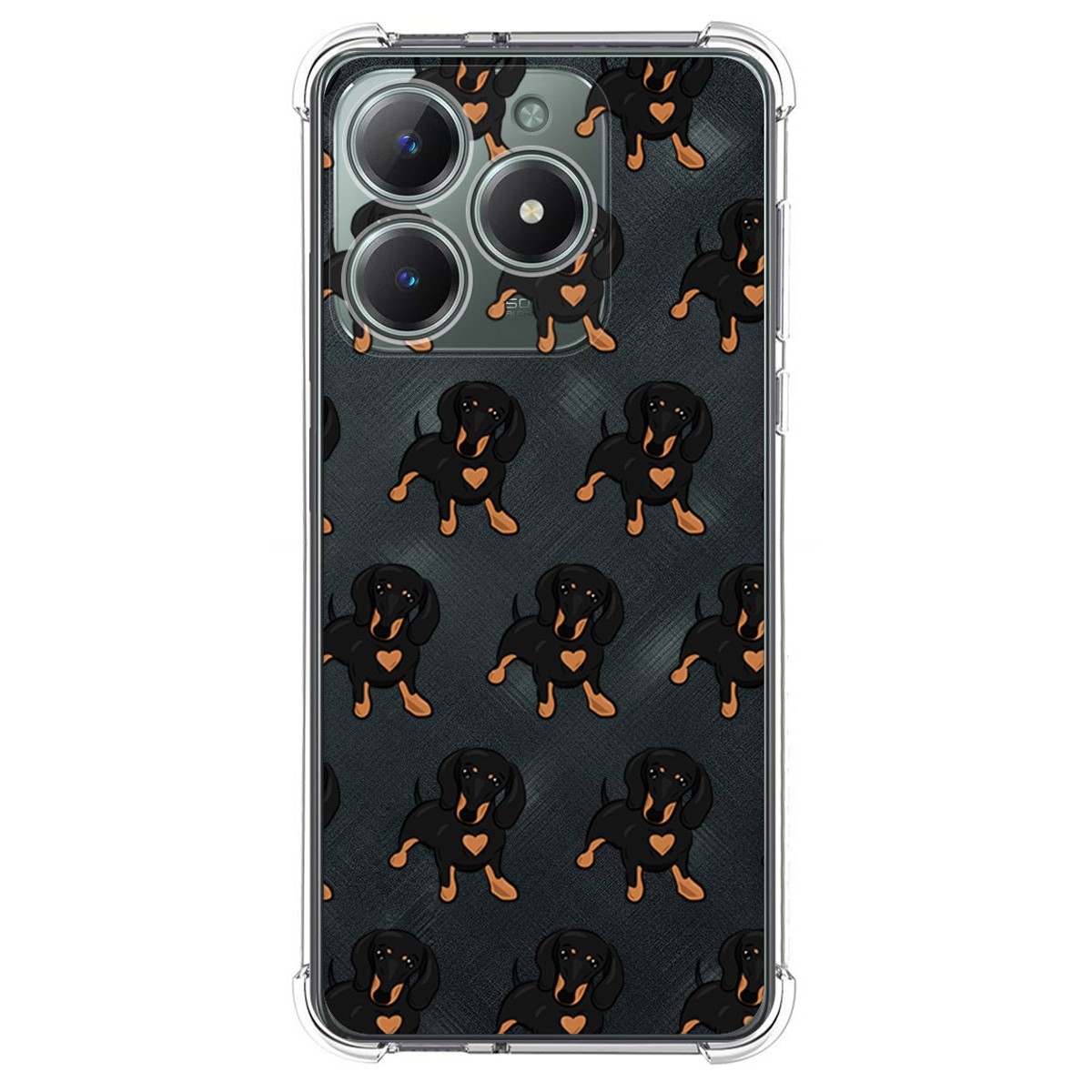 Funda Silicona Antigolpes para Realme C61 / C63 4G diseño Perros 10 Dibujos