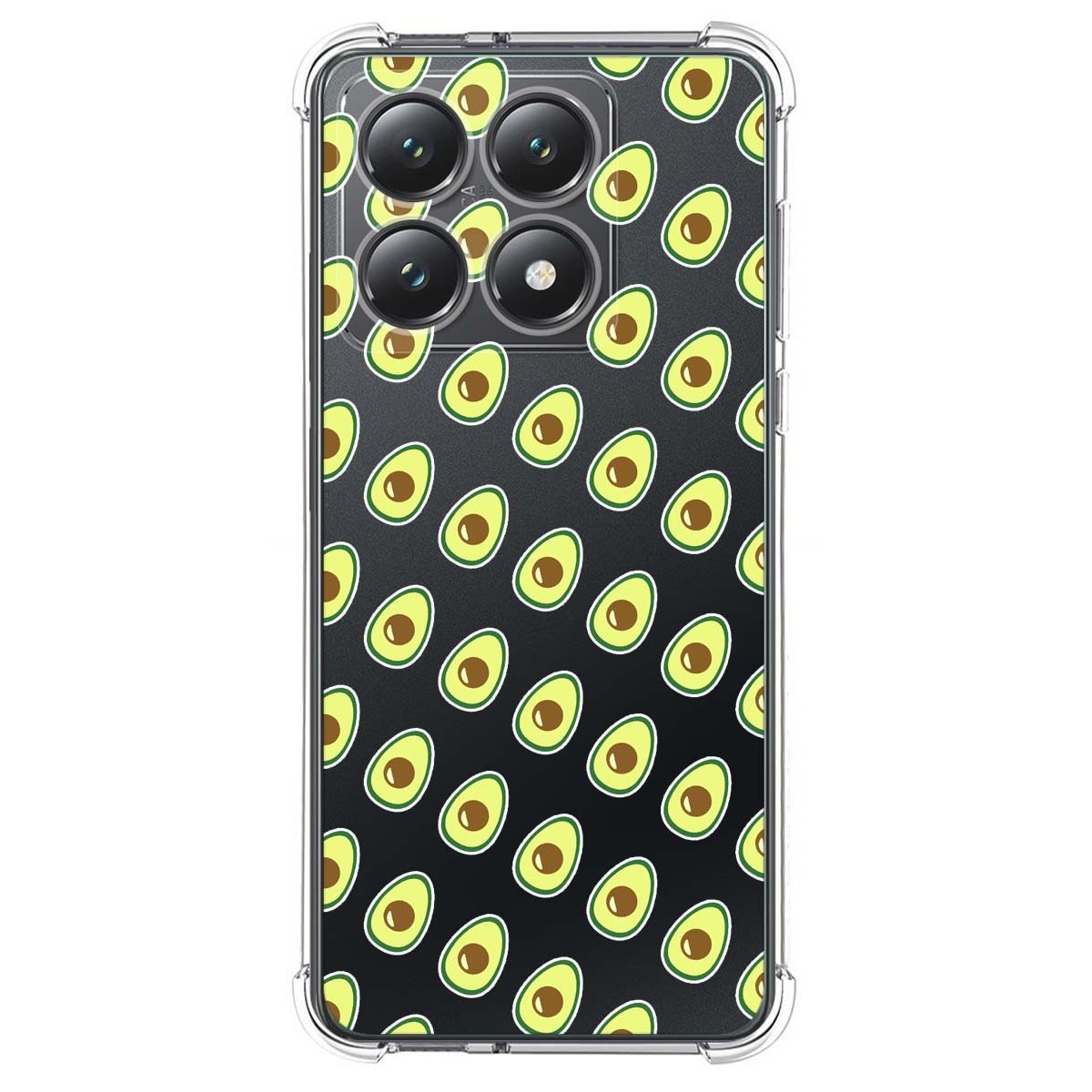 Funda Silicona Antigolpes para Xiaomi 14T 5G diseño Aguacate Dibujos