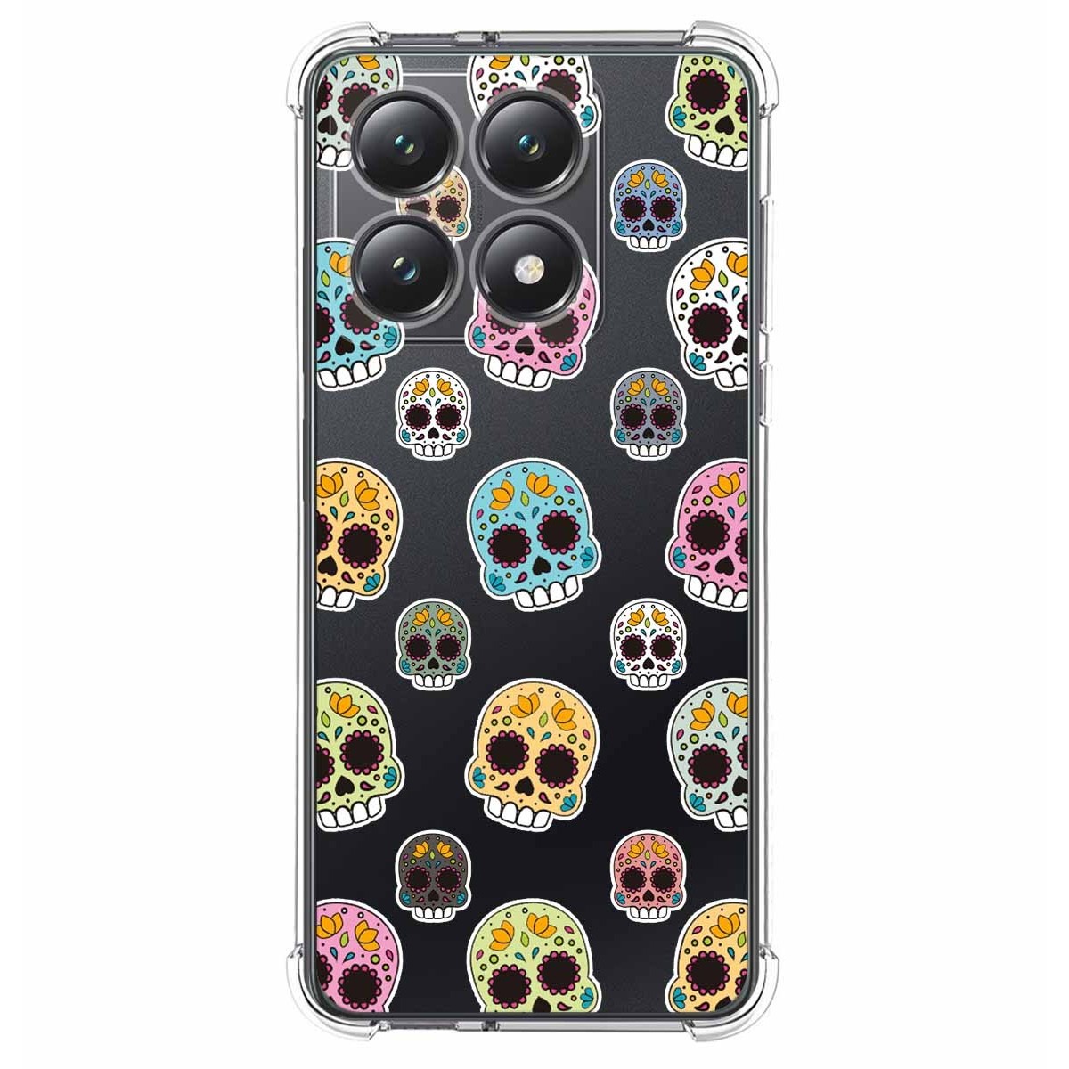 Funda Silicona Antigolpes para Xiaomi 14T 5G diseño Catrina Dibujos