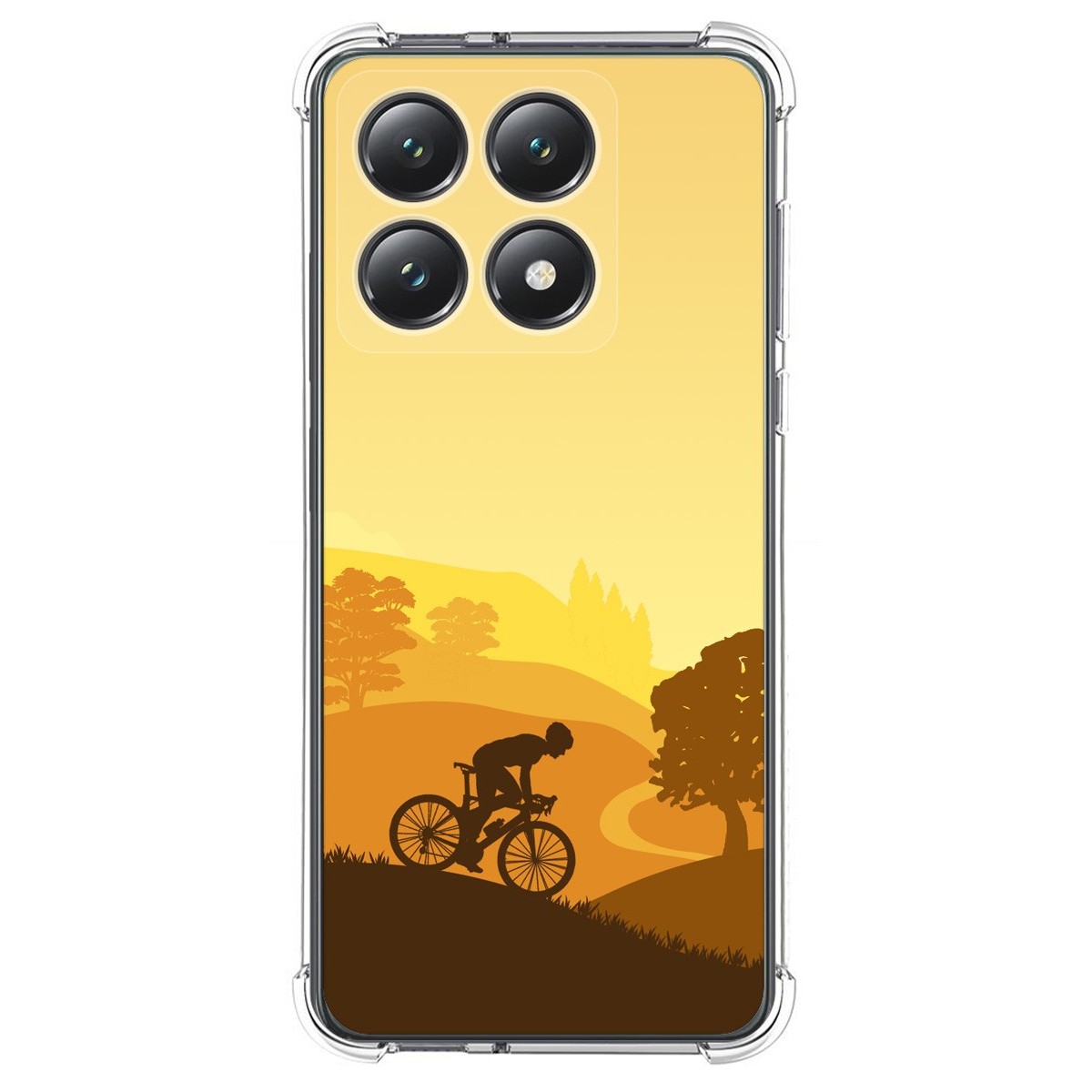 Funda Silicona Antigolpes para Xiaomi 14T 5G diseño Ciclista Dibujos