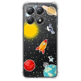 Funda Silicona Antigolpes para Xiaomi 14T 5G diseño Espacio Dibujos