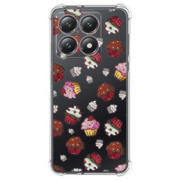 Funda Silicona Antigolpes para Xiaomi 14T 5G diseño Muffins Dibujos