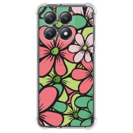 Funda Silicona Antigolpes para Xiaomi 14T 5G diseño Flores 02 Dibujos