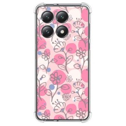 Funda Silicona Antigolpes para Xiaomi 14T 5G diseño Flores 07 Dibujos