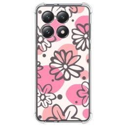 Funda Silicona Antigolpes para Xiaomi 14T 5G diseño Flores 09 Dibujos