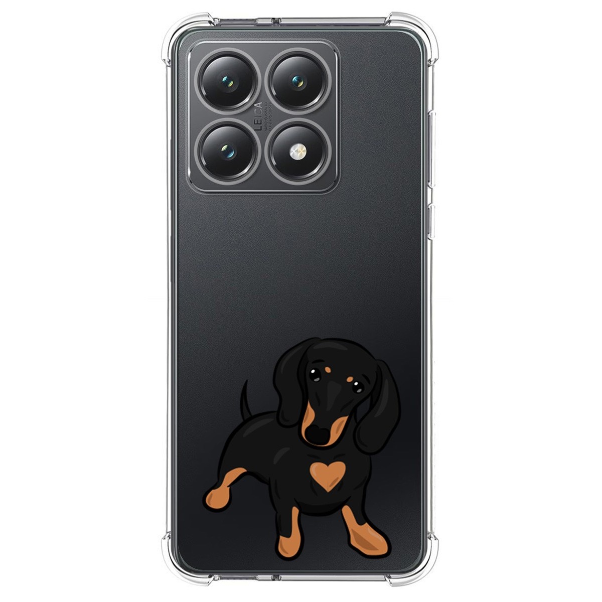 Funda Silicona Antigolpes para Xiaomi 14T 5G diseño Perros 04 Dibujos