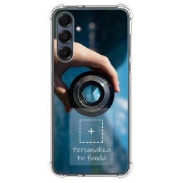 Personaliza tu Funda Silicona AntiGolpes Transparente con tu Fotografía para Samsung Galaxy A16 4G / 5G Dibujo Personalizada