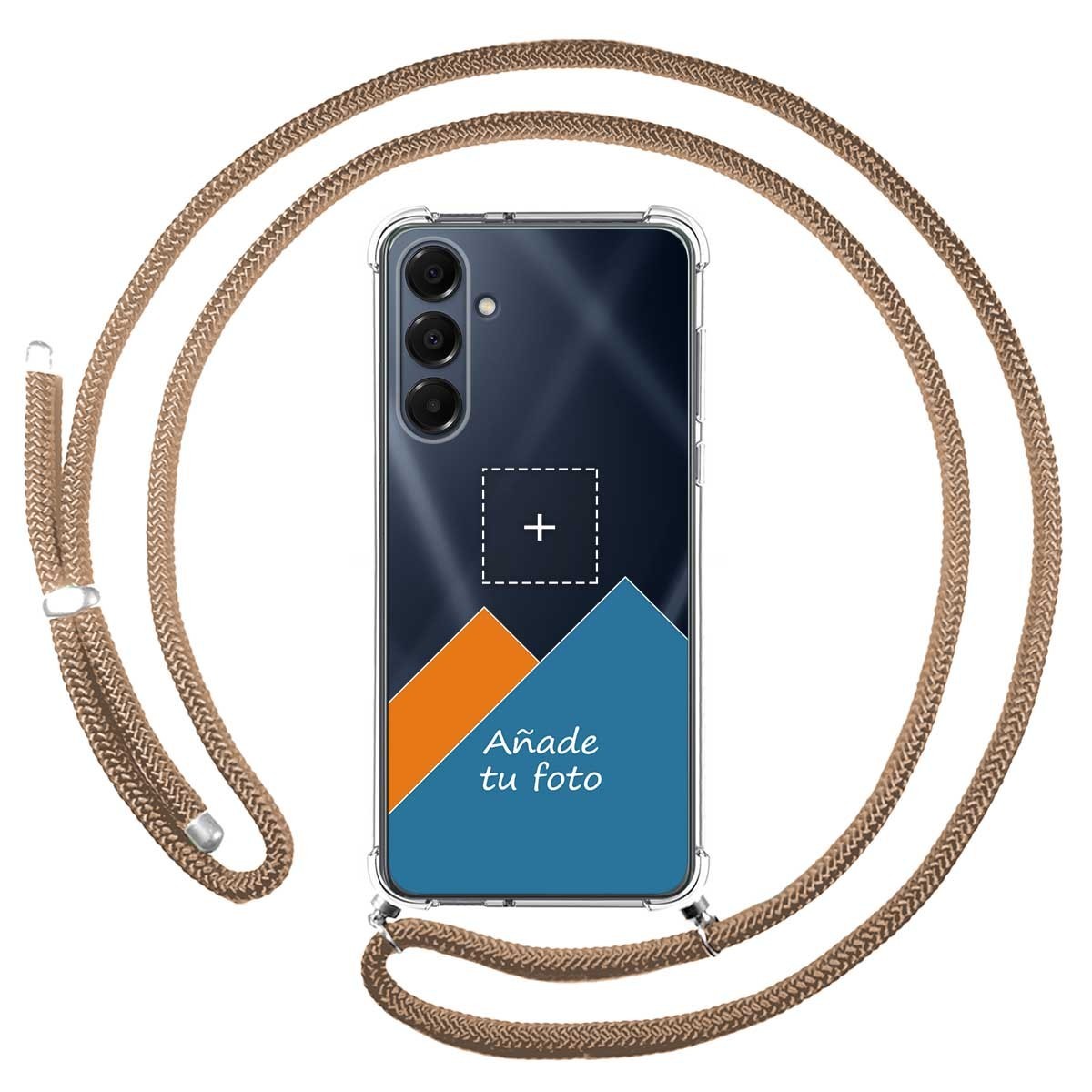 Personaliza tu Funda Colgante Transparente para Samsung Galaxy A16 4G / 5G con Cordon Camel Dibujo Personalizada