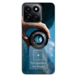 Personaliza tu Funda Silicona Gel Tpu Transparente con tu Fotografia para Huawei Honor 200 Smart 5G Dibujo Personalizada