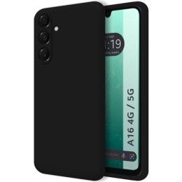 Funda Silicona Líquida Ultra Suave para Samsung Galaxy A16 4G / 5G color Negra