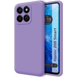 Funda Silicona Líquida Ultra Suave para Huawei Honor 200 Smart 5G color Morado