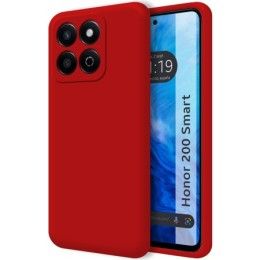 Funda Silicona Líquida Ultra Suave para Huawei Honor 200 Smart 5G color Roja