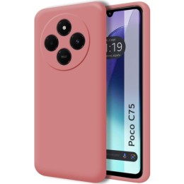 Funda Silicona Líquida Ultra Suave para Xiaomi Poco C75 Color Rosa