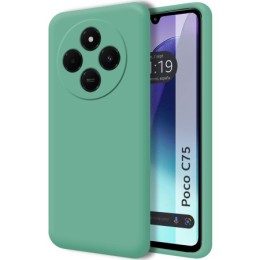 Funda Silicona Líquida Ultra Suave para Xiaomi Poco C75 Color Verde