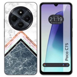 Funda Silicona para Xiaomi Poco C75 diseño Mármol 05 Dibujos