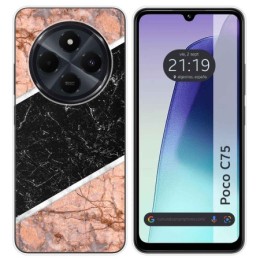 Funda Silicona para Xiaomi Poco C75 diseño Mármol 07 Dibujos