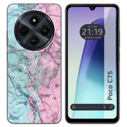 Funda Silicona para Xiaomi Poco C75 diseño Mármol 08 Dibujos