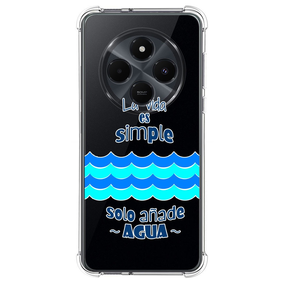 Funda Silicona Antigolpes para Xiaomi Poco C75 diseño Agua Dibujos