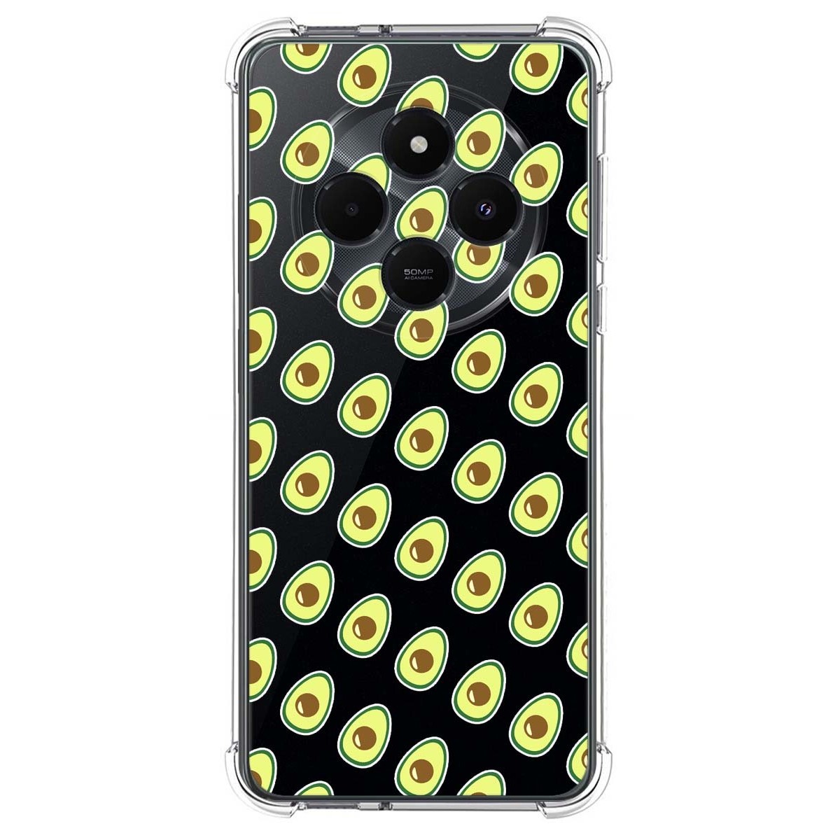 Funda Silicona Antigolpes para Xiaomi Poco C75 diseño Aguacate Dibujos