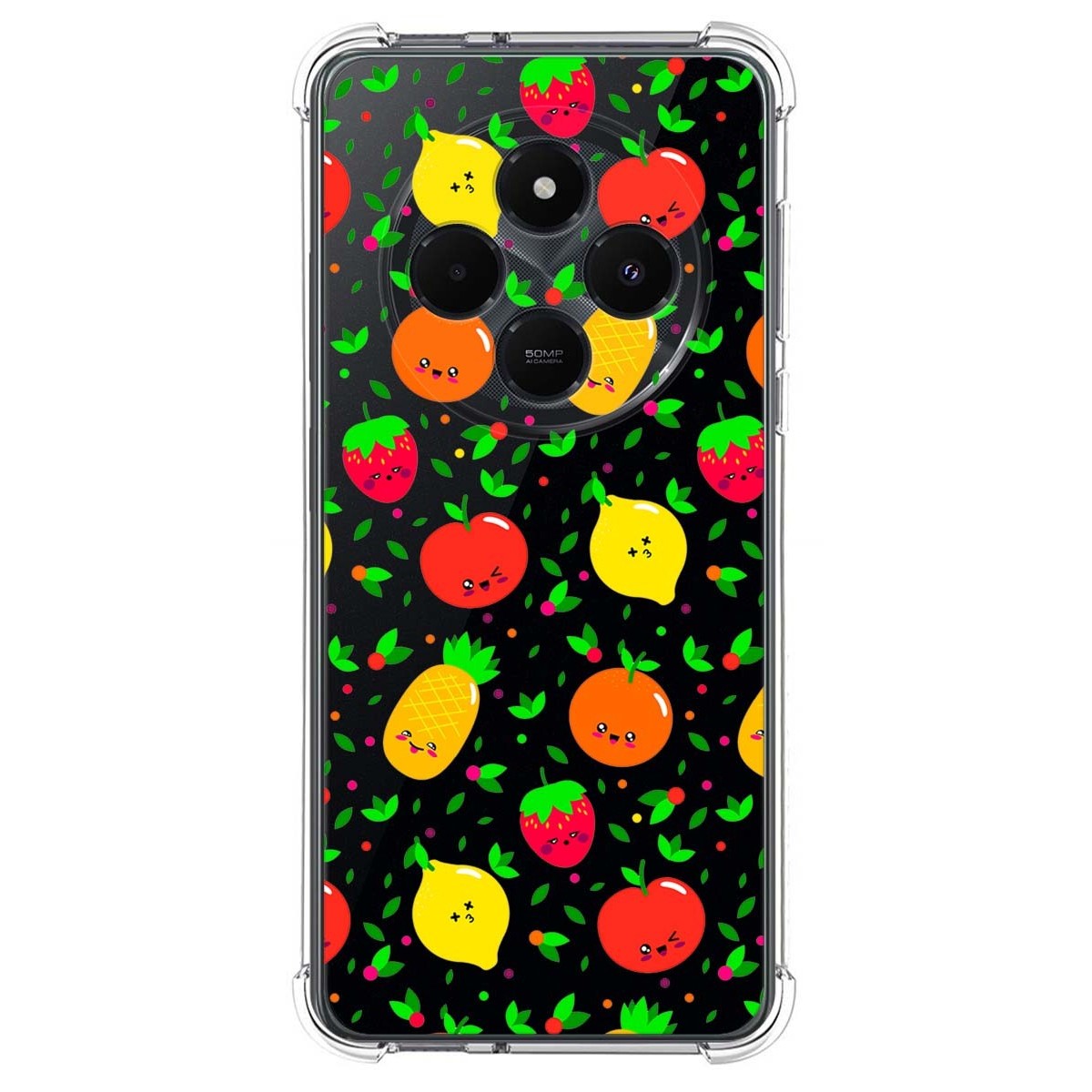 Funda Silicona Antigolpes para Xiaomi Poco C75 diseño Frutas 01 Dibujos