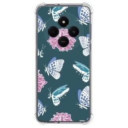 Funda Silicona Antigolpes para Xiaomi Poco C75 diseño Flores 10 Dibujos