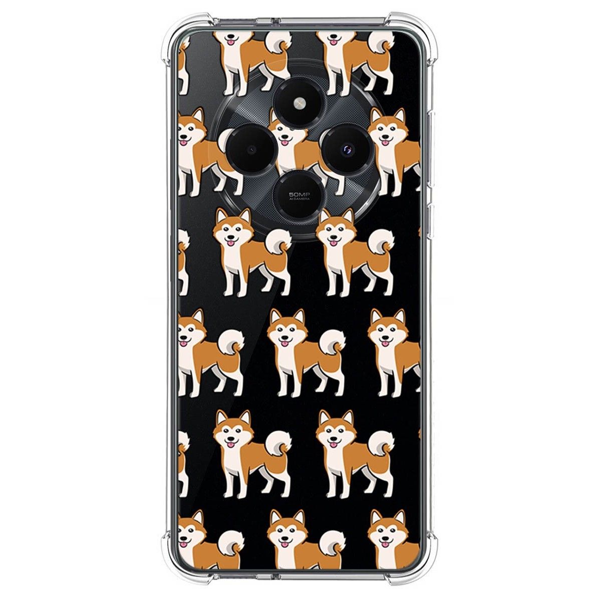 Funda Silicona Antigolpes para Xiaomi Poco C75 diseño Perros 08 Dibujos