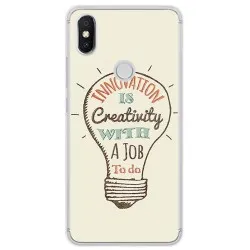 Funda Gel Tpu para Xiaomi Redmi S2 Diseño Creativity Dibujos