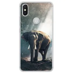 Funda Gel Tpu para Xiaomi Redmi S2 Diseño Elefante Dibujos