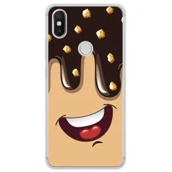 Funda Gel Tpu para Xiaomi Redmi S2 Diseño Helado Chocolate Dibujos