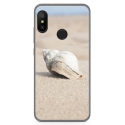 Funda Gel Tpu para Xiaomi Redmi 6 Pro / Mi A2 Lite Diseño Concha Dibujos