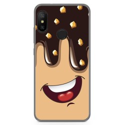 Funda Gel Tpu para Xiaomi Redmi 6 Pro / Mi A2 Lite Diseño Helado Chocolate Dibujos