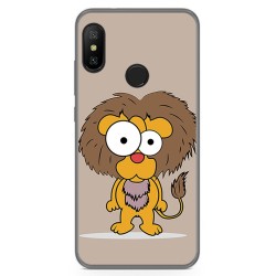 Funda Gel Tpu para Xiaomi Redmi 6 Pro / Mi A2 Lite Diseño Leon Dibujos