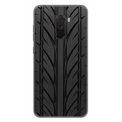 Funda Gel Tpu para Xiaomi Pocophone F1 Diseño Neumatico Dibujos