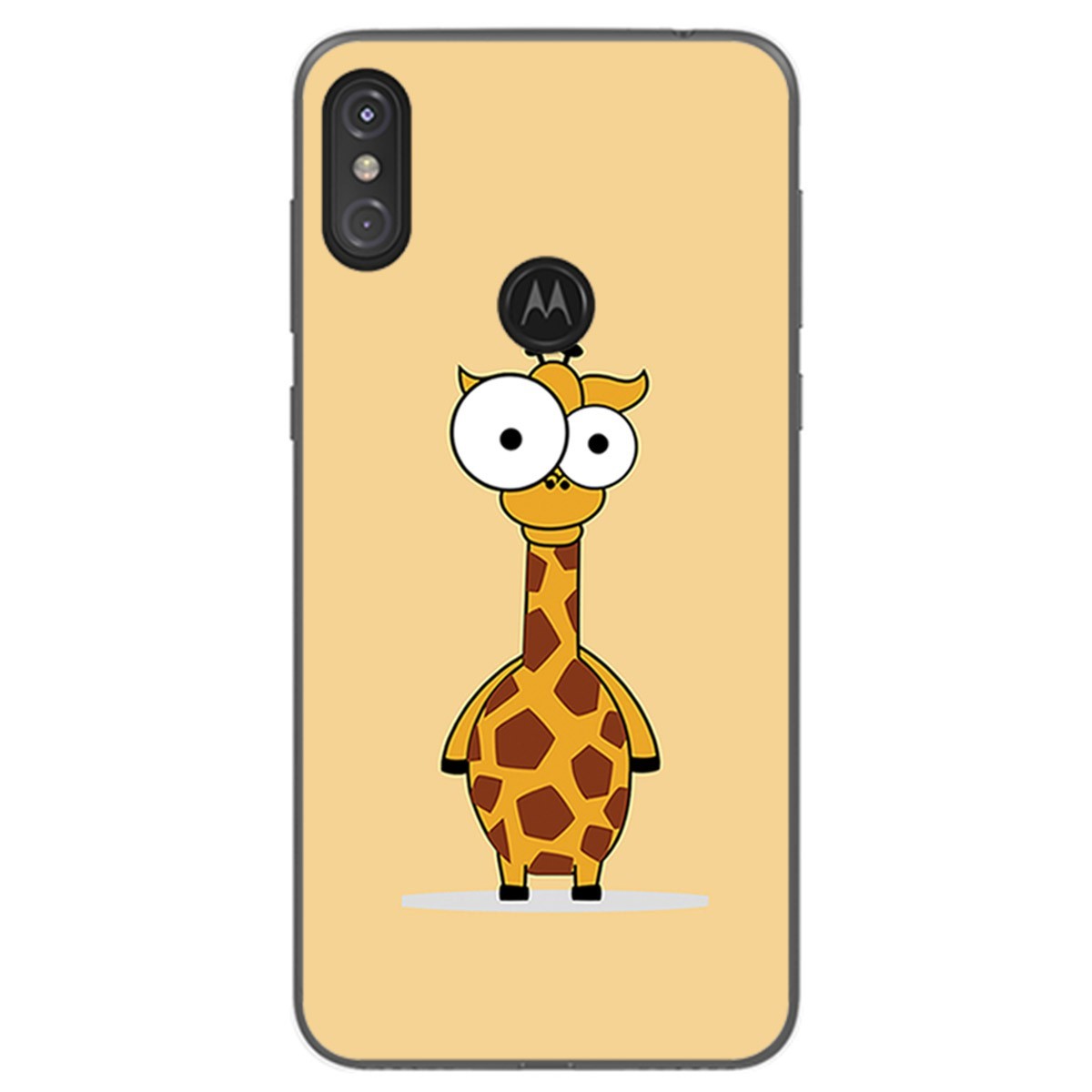 Comprar Funda Gel Tpu Silicona Dibujo Jirafa Motorola One Envio Gratis