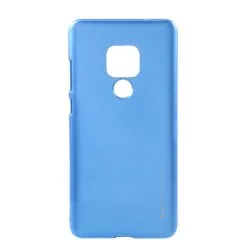 Funda Gel Tpu Mercury i-Jelly Metal para Huawei Mate 20 color Azul