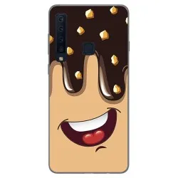 Funda Gel Tpu para Samsung Galaxy A9 (2018) Diseño Helado Chocolate Dibujos
