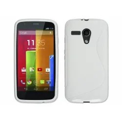 Funda Gel Tpu Motorola Moto G S Line Color Blanca