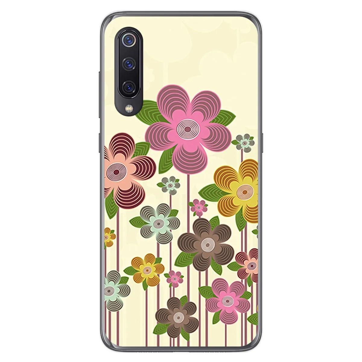 Funda Gel Tpu para Xiaomi Mi 9 diseño Primavera En Flor Dibujos