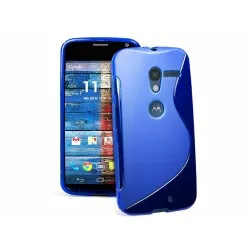 Funda Gel Tpu Motorola Moto X S Line Color Azul