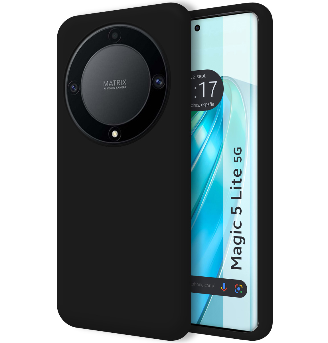 Funda Silicona Líquida Ultra Suave para Huawei Honor Magic 5 Lite 5G color  Verd
